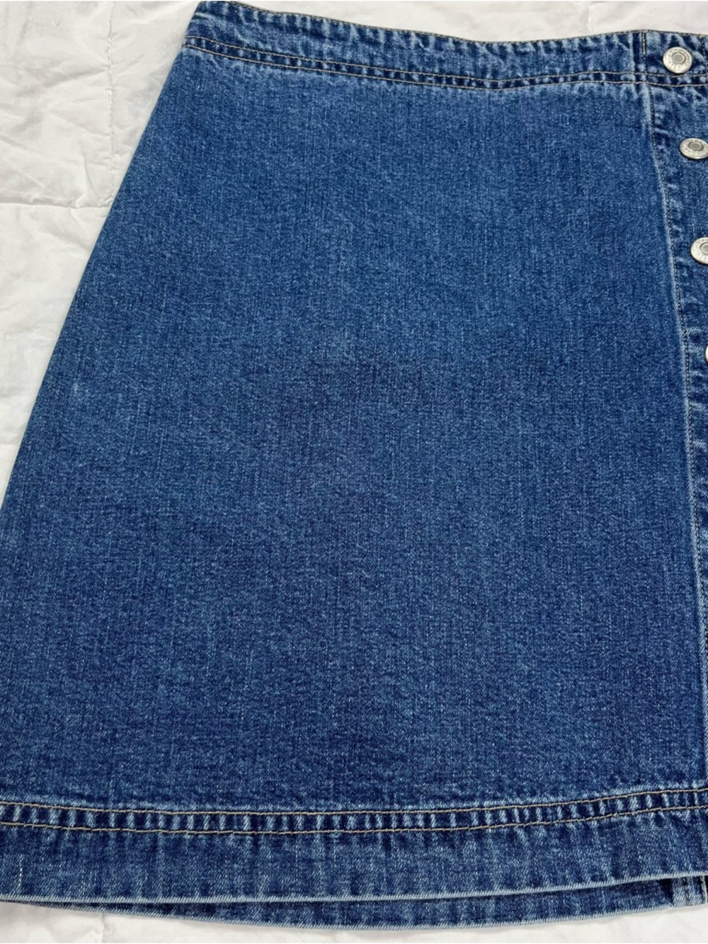 GAP Y2K Button Down Denim Skirt Women's Size 2 - Picture 2 of 9